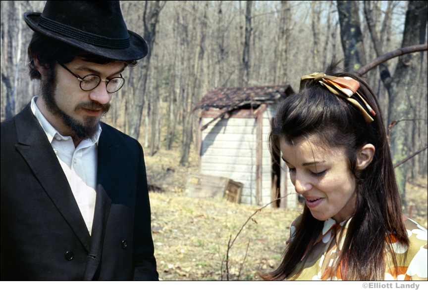 238 The Band, Robbie and Dominique Robertson, Woodstock, NY, 1968.